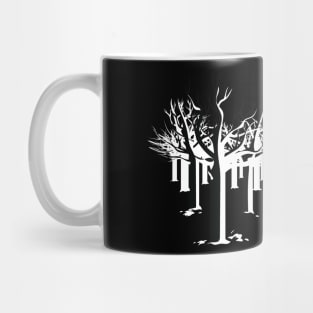 Parallel Forest - Black and White Edition Mug